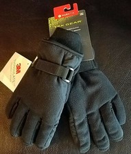 NWT WARM TEK TEK GEAR 3M Thinsulate BOYS MICROFLEECE GLOVES M/L 8-20