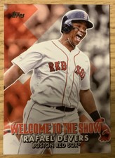 2022 Topps Series 1 RAFAEL DEVERS Welcome to the Show #WTTS-18 BOSTON RED SOX