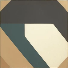 Medium Abstract Painting 2x2 ft. Post-Modernism Geometric Demrin OOAK NEW