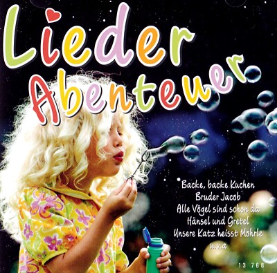 LIEDERABENTEUER 22 German Children's Songs & Instrumental AUSTRIA GERMANY NEW CD