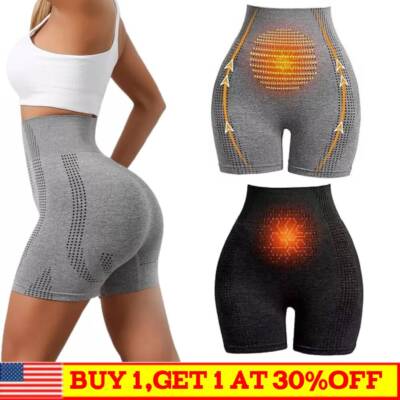 Baicloud Micro Vibration Massage Module Ice Silk lon Fiber Repair Shaping Shorts