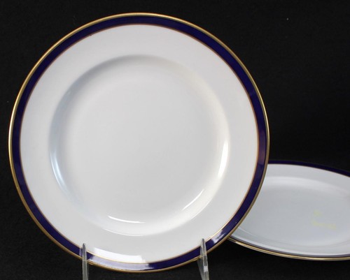 Spode Consul Cobalt Group of 2 Salad Plates Y7332