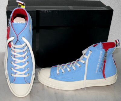 Converse 161157C ALL STAR CTAS 70 SIDE ZIP Hi Schuhe Sneaker Boots 42,5 Blau Egr