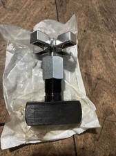 Parker 9MV600S 5000 PSI Colorflow In-Line Precision Needle Valve BSPP Ports