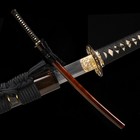 Japanese Katana Samurai Sword O-kissaki T10 Steel Razor Sharp Arrow Tsuba