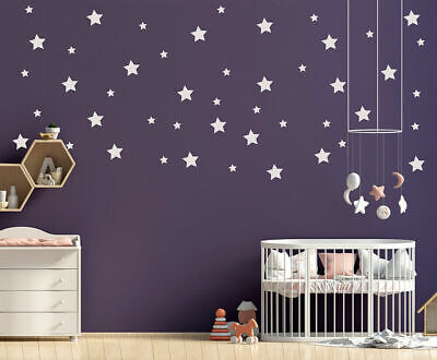 Various Size Star Wall Stickers Kids Decal Art Nursery Bedroom Vinyl Decor
