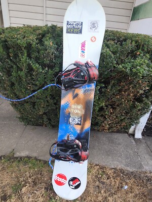 Burton Snowboard With Sims Bindings