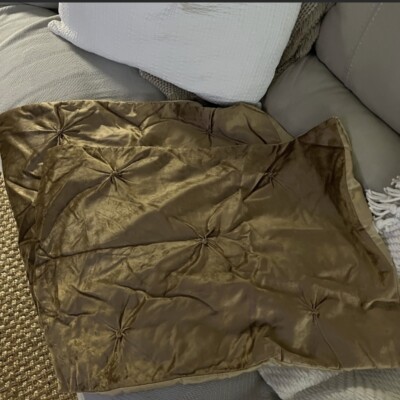 Pier One Imports Pillow bed shams Standard GOLD