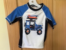 NWT Gymboree Boy Truck Rash Guard Shirt Top Swim Shop