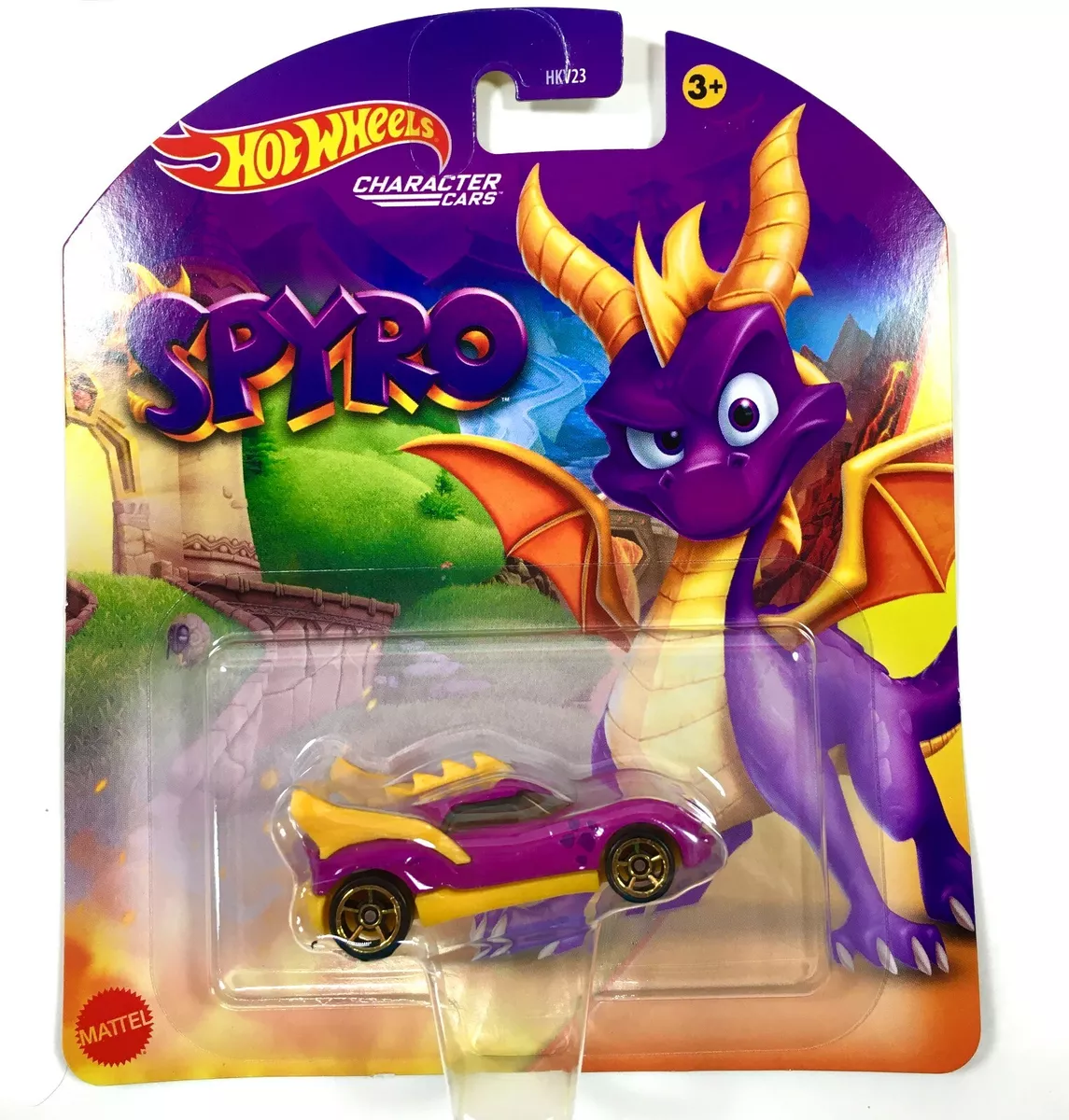 Crash Bandicoot 2023 Hot Wheels Entertainment Character Cars Mix B