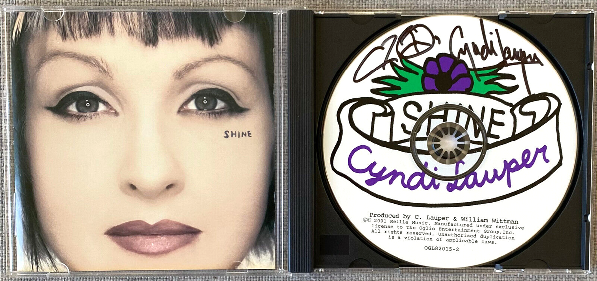 Cyndi Lauper サイン入りCD Cyndi Lauper let the CANARY sing Blu-spec2 CD Japan Sealed