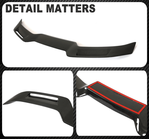 Alerón trasero de fibra de carbono real para BMW G22 430i M440i G82 M4 2021-23 - Imagen 13 de 13