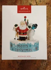 HALLMARK 2023 MERRY CHIRSTMAS NOSTALGIC NOEL MAGIC SOUND AND MOTION. 24-2