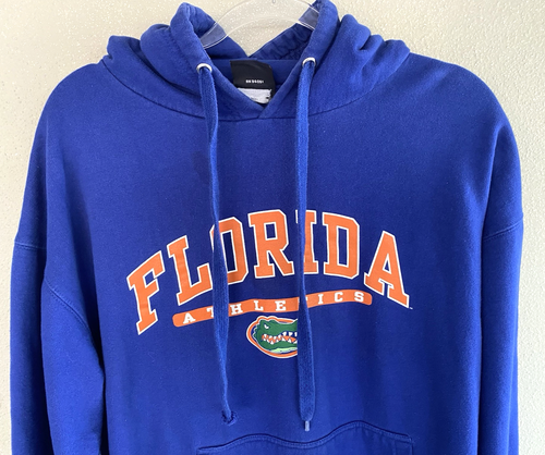 University of Florida UF Sweater Mens L Blue Gators Hoodie Sweatshirt - Picture 5 of 7