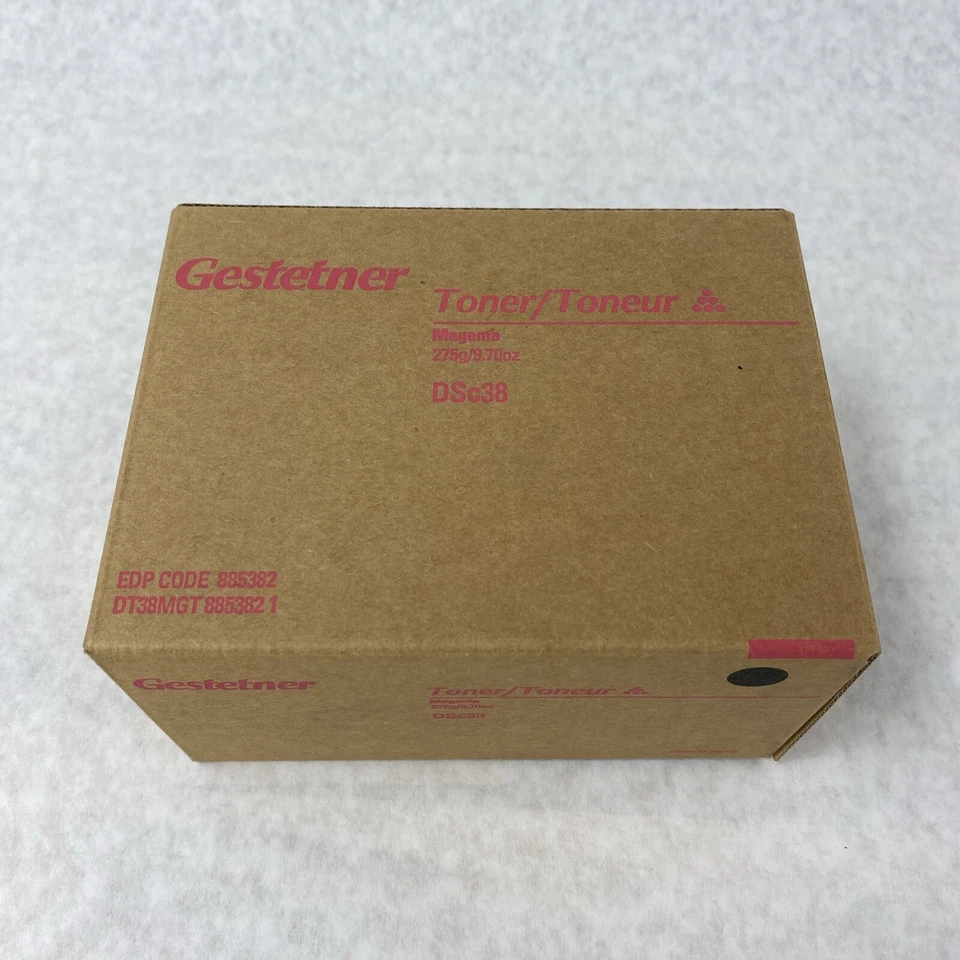 Genuine Gestetner DSc38 Magenta Toner Cassette 275g 9.70oz 885382 - Image 2 of 4