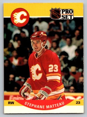 1990-91 Pro Set #593 Stephane Matteau