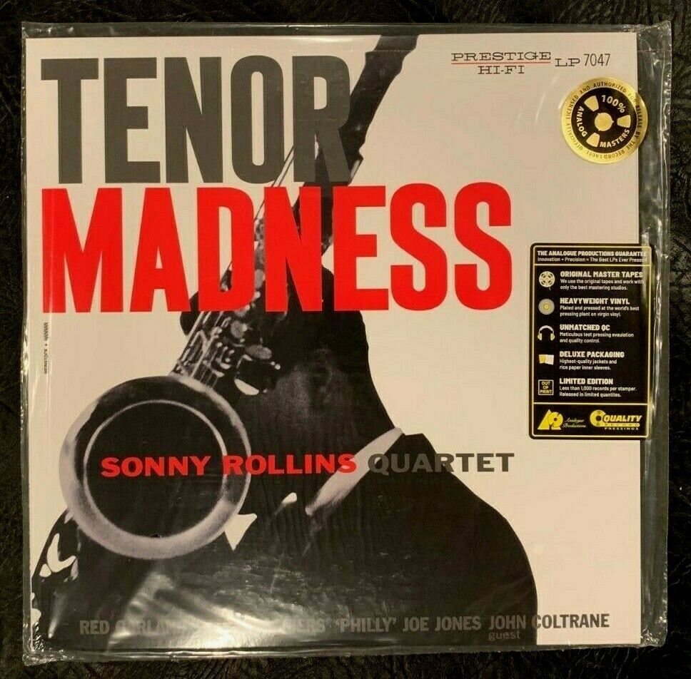 Sonny Rollins TENOR MADNESS Analogue Productions 180g Mono Vinyl LP QRP Sealed