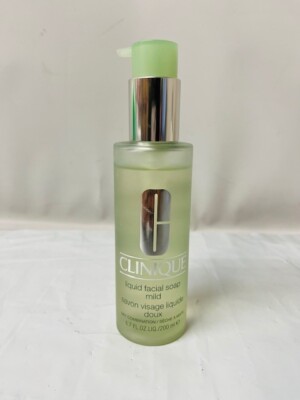 Clinique MILD Liquid Facial Soap for Dry Combination Skin, 6.7 fl oz- NEW