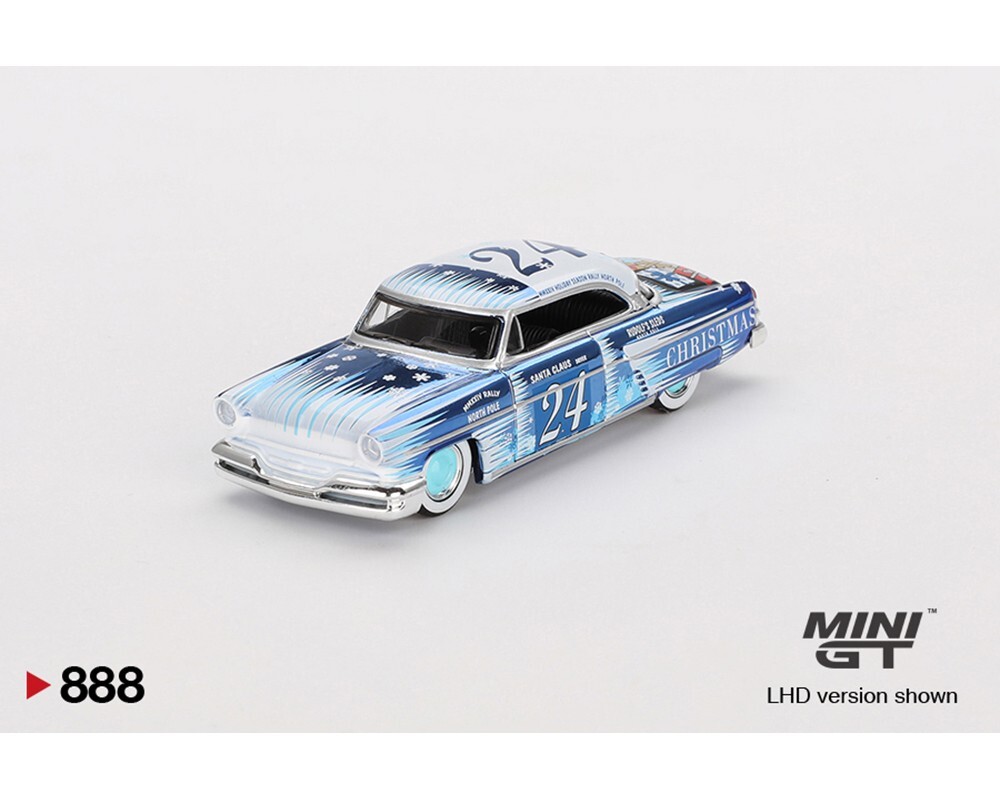 ミニカー MINI GT Lincoln Capri Christmas Hot Rod Mini GT 1/64 Lincoln Capri Christmas Hot Rod by Tim