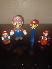 Super Mario Figure Toy Lot Various Years/Sizes/Brands Nintendo