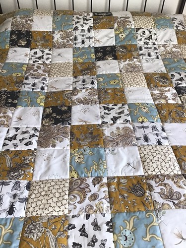 NEU! Patchwork Bettdecke 153x196 cm. - Bild 2 von 5