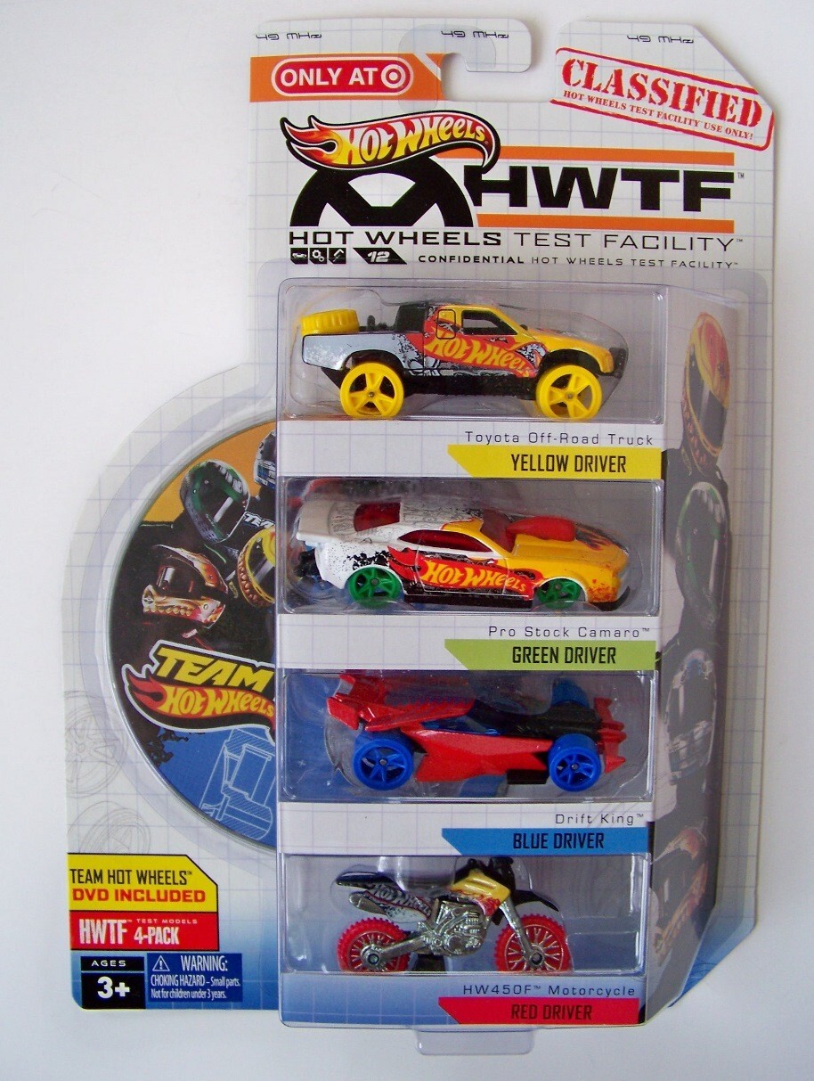 Hot Wheels Test Facility HWTF 4 Pack NEW Target Exclusive Toyota.