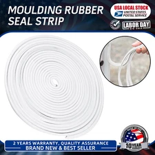 6m Rubber Seal Strip Decoration Car Parts Door Window Push-On Pinch Weld Trim