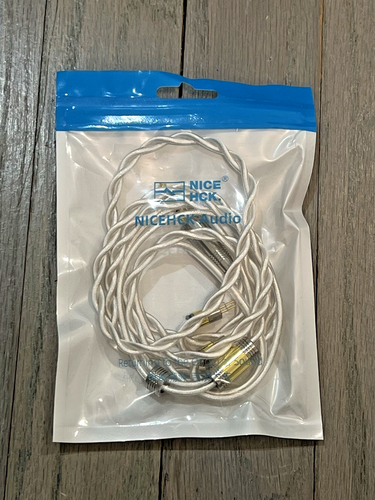 2 Pin to 4.4 mm Balanced IEM Upgrade Cable NICEHCK Snowcat, 6N OCC