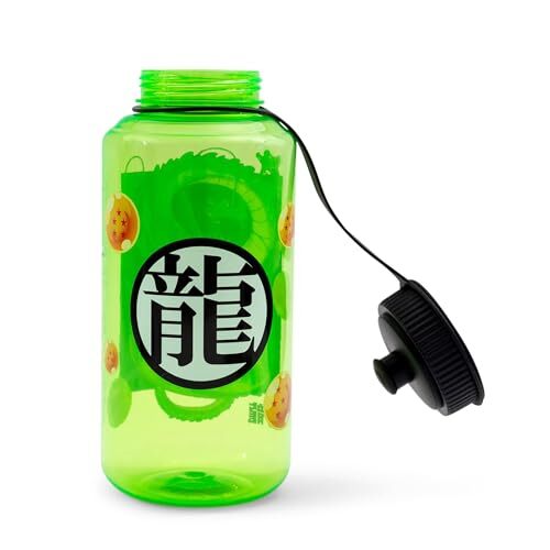 Dragon Ball Z Shenron Plastic Water Bottle With Spill-Resistant Sports Cap Lid - Picture 5 of 8