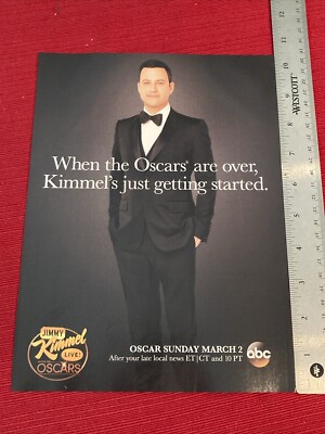 Jimmy Kimmel Live After The Oscars 2014 Print Ad
