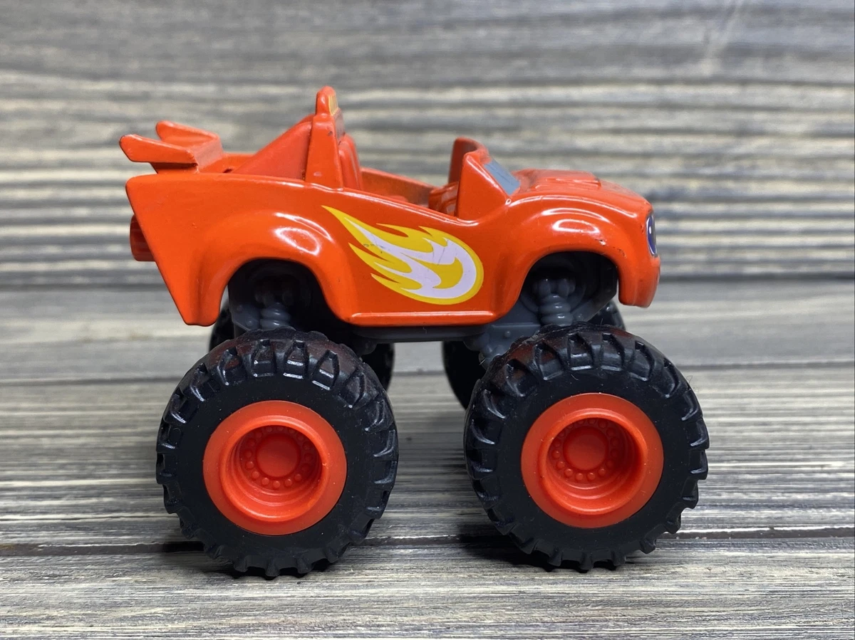 Blaze and the Monster Machines Monster Truck Red Plastic 2014 Mattel Viacom