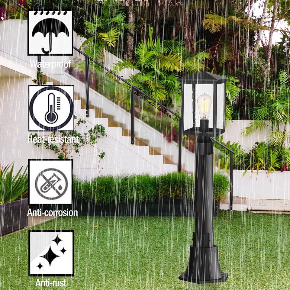 Outdoor Post Lights, Exterior Post Lantern, Outdoor Post Lamp, Pathway