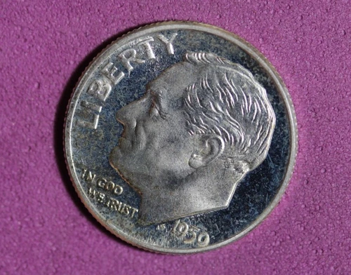 1950- ROOSEVELT SILVER PROOF ONE DIME #P19854