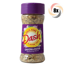 8x Shakers Mrs Dash Flavor Full Salt Free Onion  Herb Seasoning Blend 2.5oz