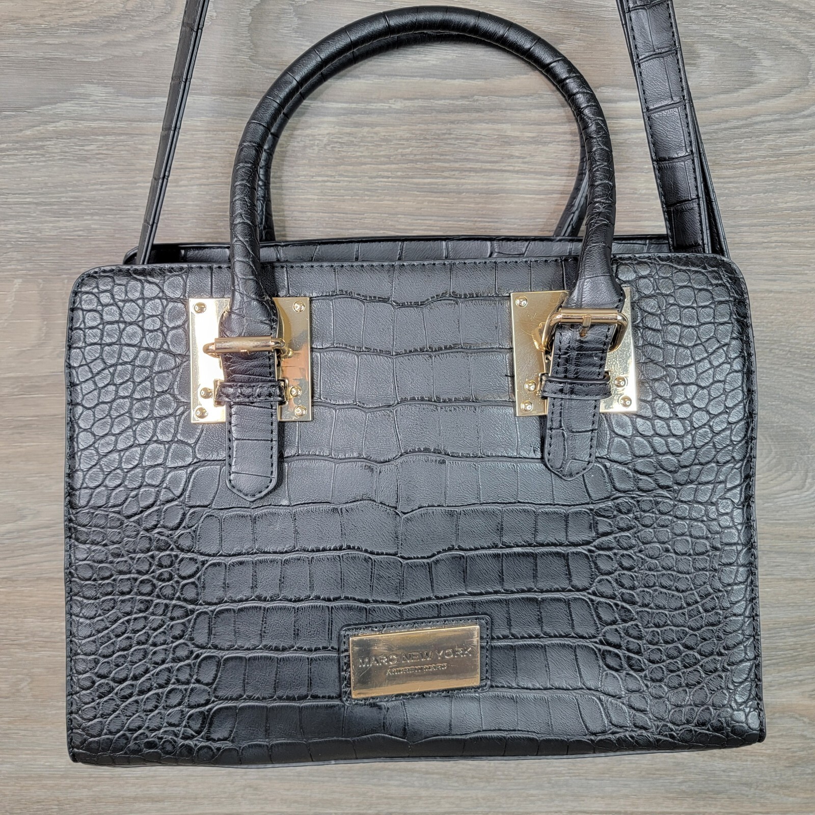 Andrew Marc New York Women's Purse L Black Tote Crossbody Black