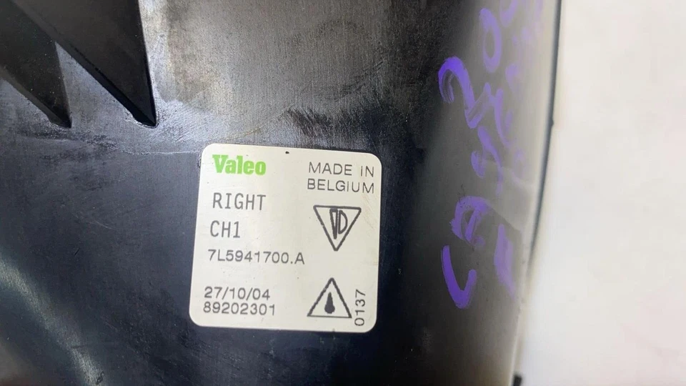 2004 PPORSCHE CAYENNE O/S ПЕРЕДНИЙ ПРАВЫЙ ПРОТИВОТУМАННЫЙ ФОНАРЬ 7L5941700.A #R062 F40 - Изображение 4 из 4