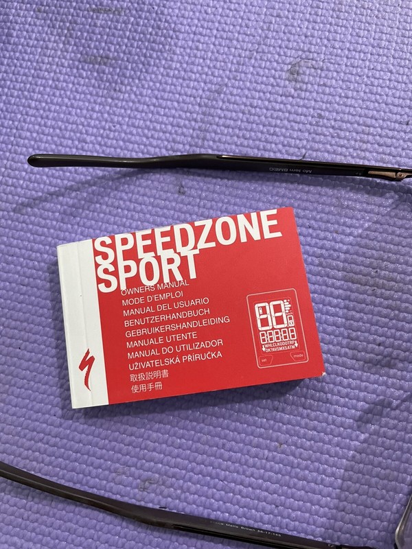Specialized Speedzone Sport  Owners  Instruction Manual