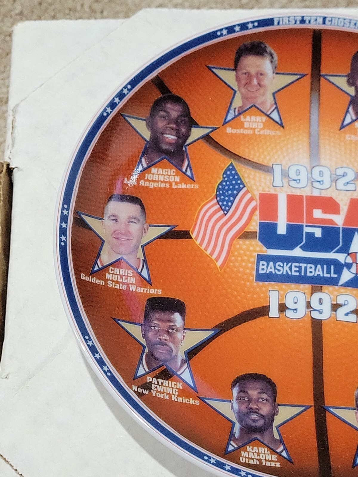 1992 USA Basketball Dream Team First 10 Chosen Collector Plate eBay