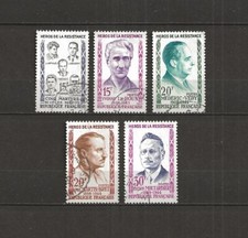 FRANCE 1959 . Série N°s 1198 à 1202 . Oblitérés .
