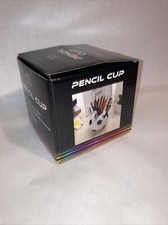 Best Brands Black and White Lightweight Soccer Ball Pencil Cup Holder