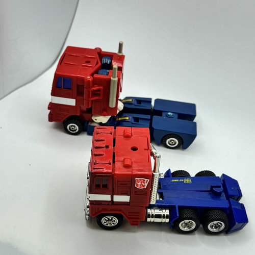 Lot of 4 Transformers Optimus Prime Figures with Trailer (Missing Parts) - Picture 2 of 7