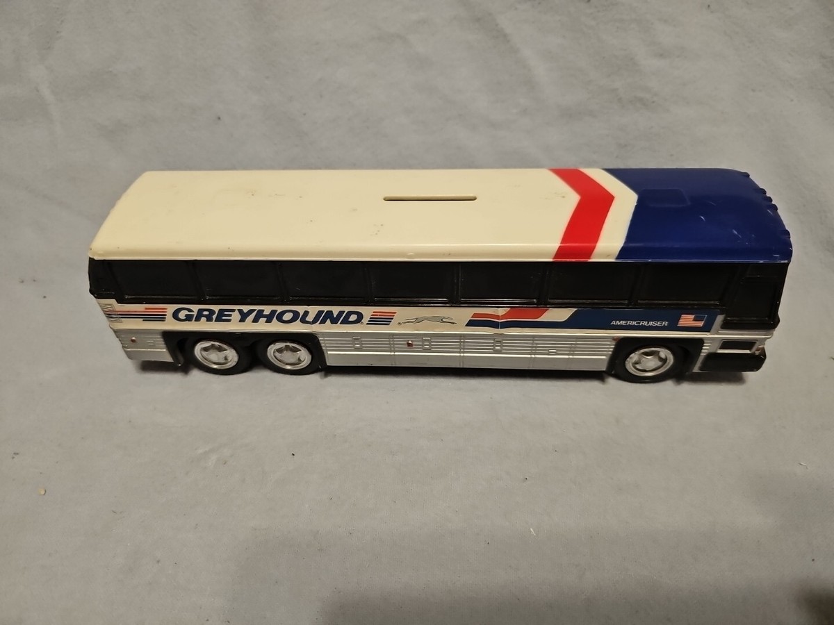 Greyhound BUS BANK ミニカー 貯金箱 Greyhound Bus Plastic Bank Vintage | eBay