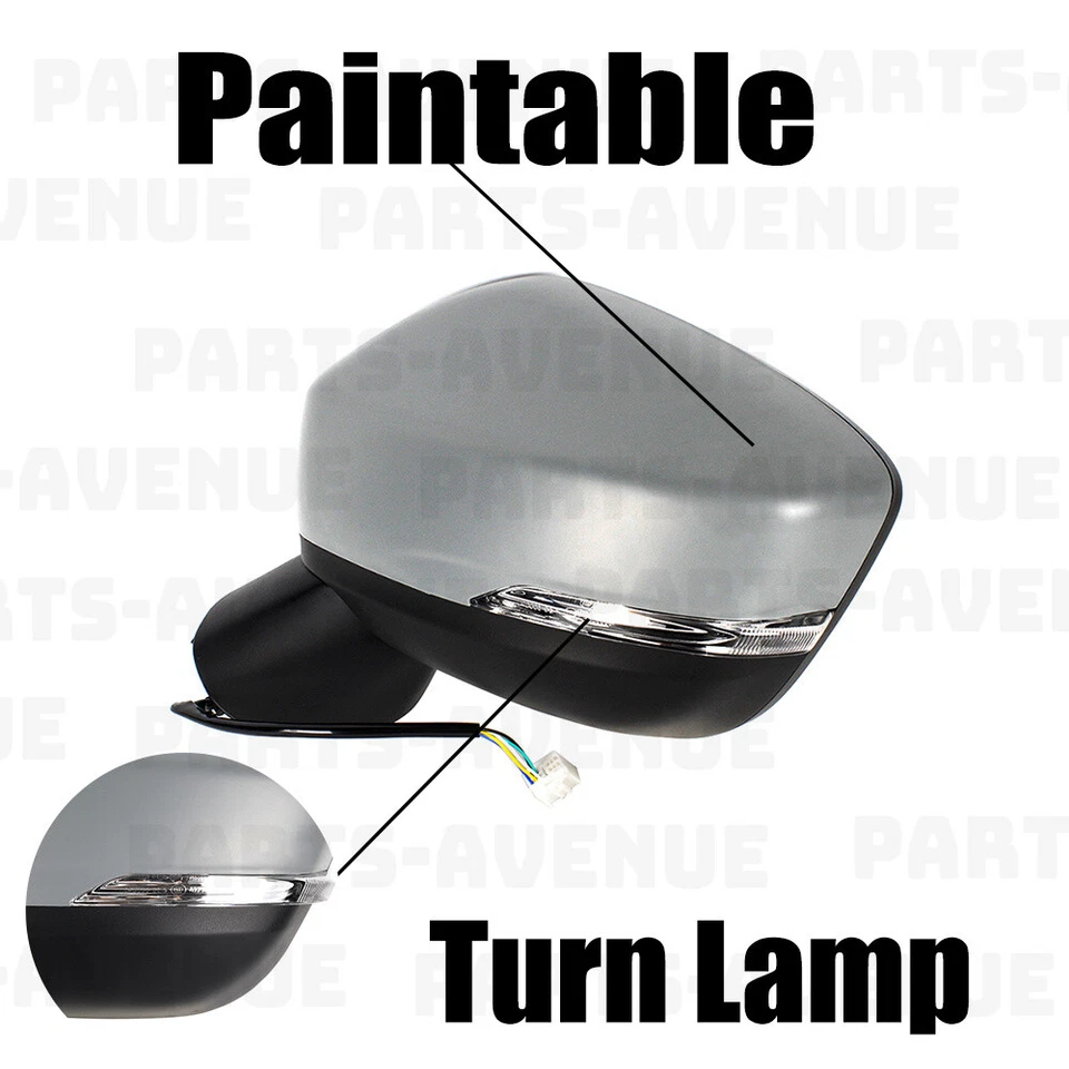 Espejo retrovisor izquierdo del conductor pintable para Mitsubishi Eclipse Cross 2017-2020 5 pines Foto 2 de 4