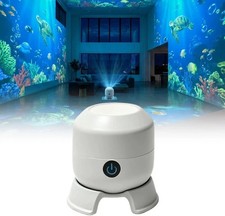 Rotating LED Projector Lights USB Dimmable Christmas Snowflake Projection Lamp