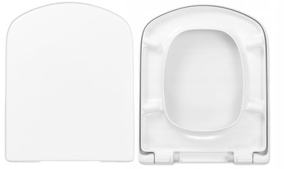 Ramm Toilettensitz kompatibel mit Roca Hall (Soft Close), Weiß
