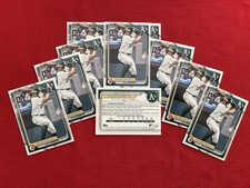 Nick Kurtz. 2025 AL ROY.  2024 1st Bowman Draft #BD-56 (lot of 10)