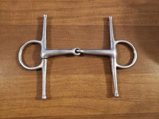 Horse 5" Full Cheek Snaffle Bit Tack Equine Horse Western English Riding