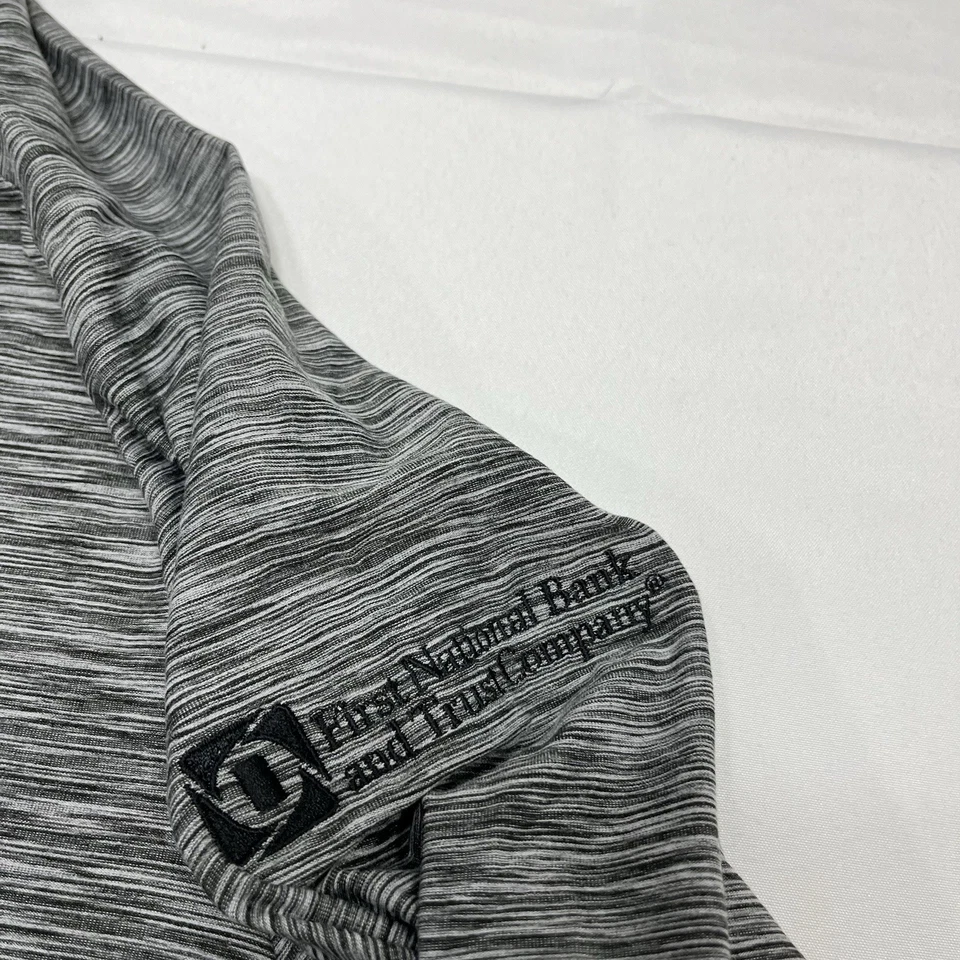 FootJoy Pullover Shirt Womens XL Gray 1/4 Zip Golf Performance Corporate Logo - Image 4 of 4