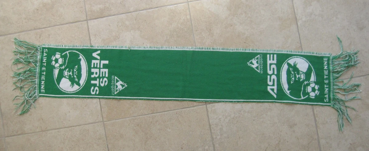 Ancienne écharpe De Supporter Saint-Étienne (ASSE) D'avant 2000, Vintage
