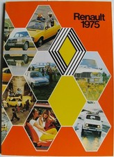 RENAULT Alpine 4 5 6 12 15 16 17 Vans Car Sales Brochure 1975 Danish text